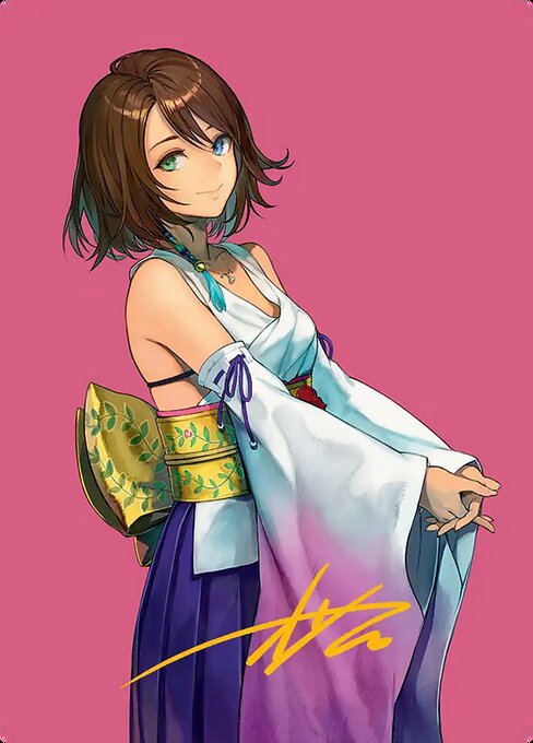 Yuna, Hope of Spira - Final Fantasy Art Series