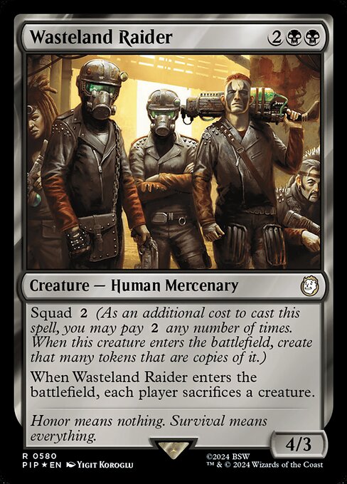 Wasteland Raider - Fallout - Surge Foil