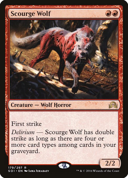 Scourge Wolf - Shadows over Innistrad