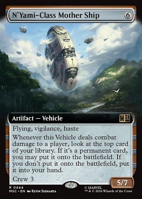 N'Yami-Class Mother Ship - Marvel Super Heroes Commander - Extended Art