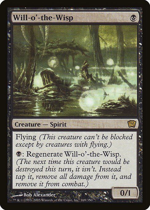 Will-o'-the-Wisp - Ninth Edition - Promo Foil