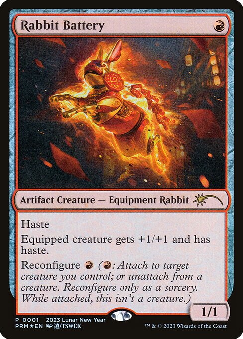 Rabbit Battery - Year of the Rabbit 2023 - Promo Foil