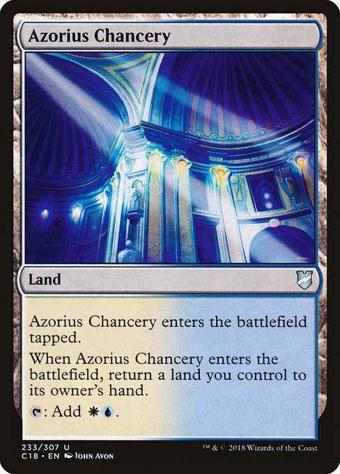 Azorius Chancery - Commander 2018