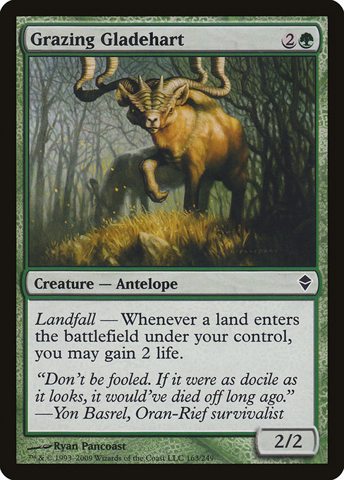 Grazing Gladehart - Zendikar