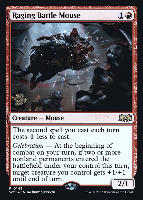 Raging Battle Mouse - Wilds of Eldraine Promos