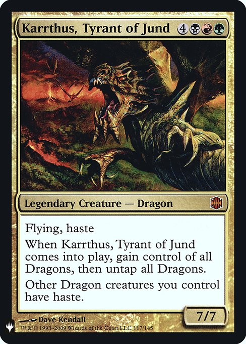 Karrthus, Tyrant of Jund - The List - Promo Foil