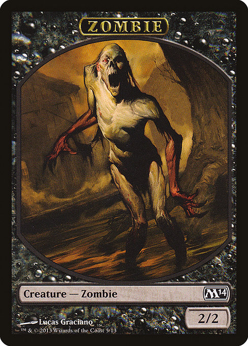 Zombie - Magic 2014 Tokens