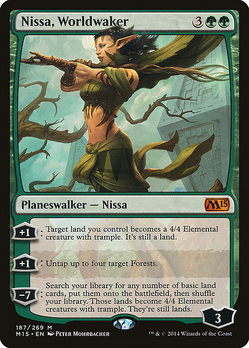 Nissa, Worldwaker - Magic 2015