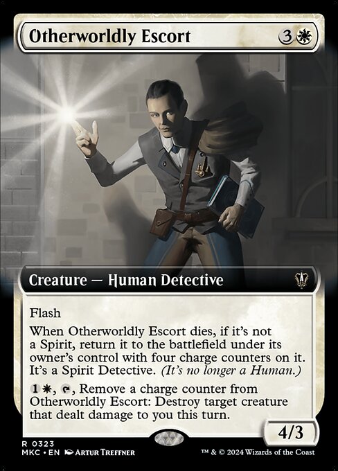 Otherworldly Escort - Murders at Karlov Manor Commander - Extended Art