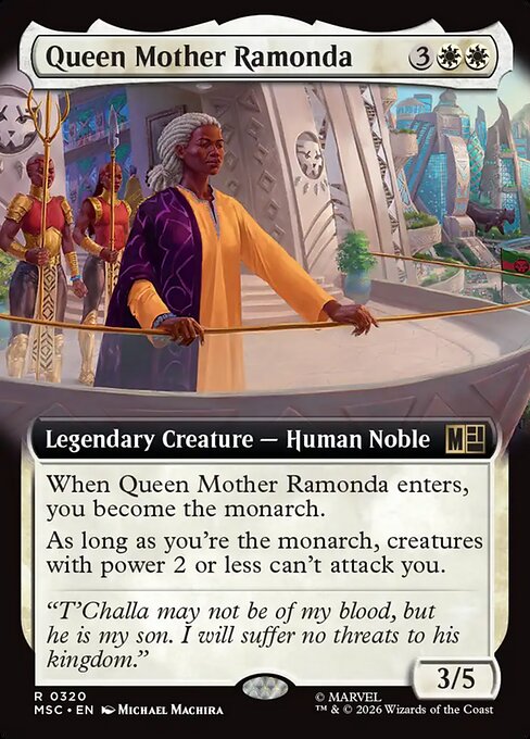 Queen Mother Ramonda - Marvel Super Heroes Commander - Extended Art