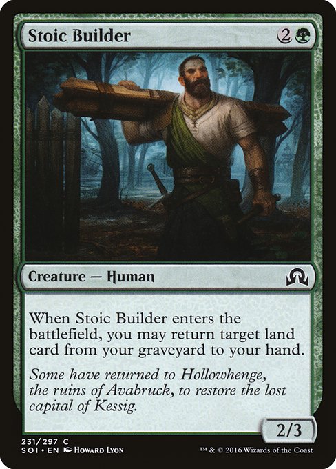 Stoic Builder - Shadows over Innistrad