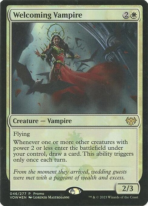 Welcoming Vampire - Innistrad: Crimson Vow Promos