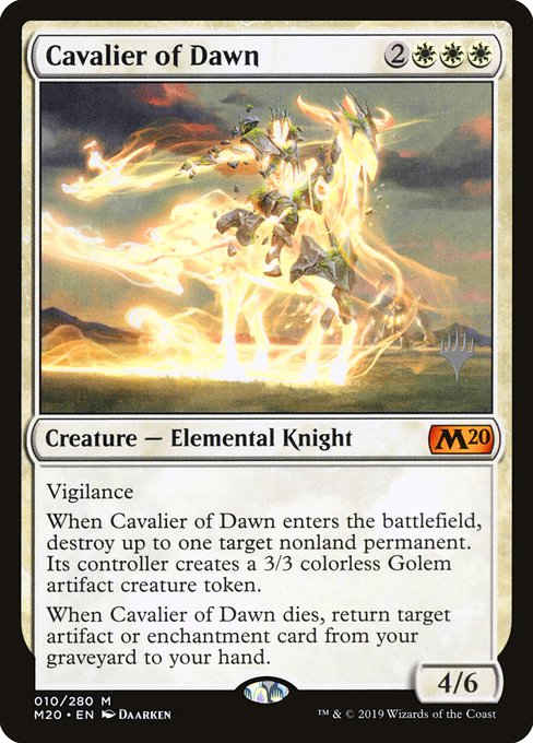 Cavalier of Dawn - Core Set 2020 Promos