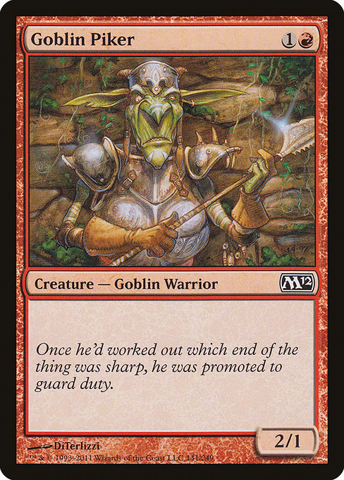 Goblin Piker - Magic 2012