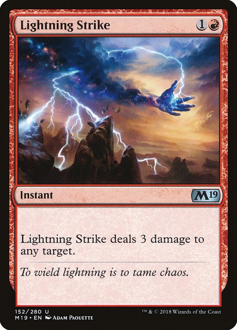 Lightning Strike - Core Set 2019