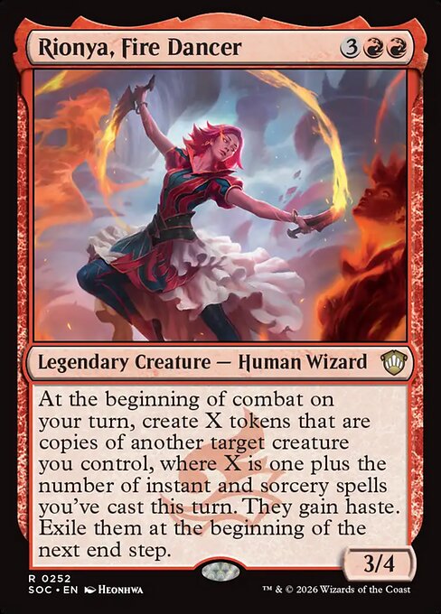 Rionya, Fire Dancer - Secrets of Strixhaven Commander