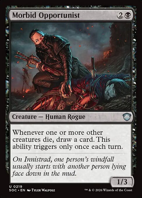 Morbid Opportunist - Secrets of Strixhaven Commander