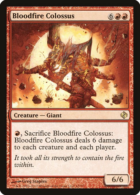 Bloodfire Colossus - Duel Decks: Venser vs. Koth