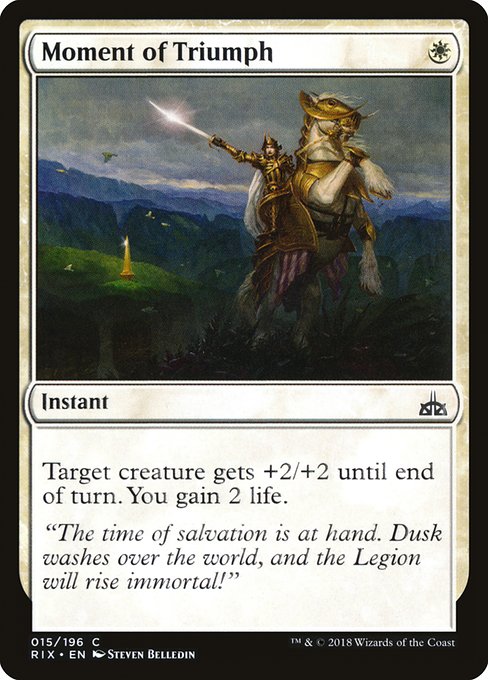 Moment of Triumph - Rivals of Ixalan