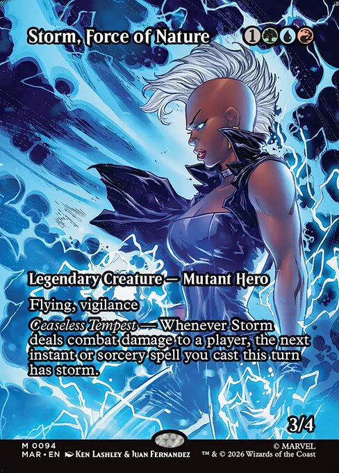 Storm, Force of Nature - Marvel Universe - Borderless