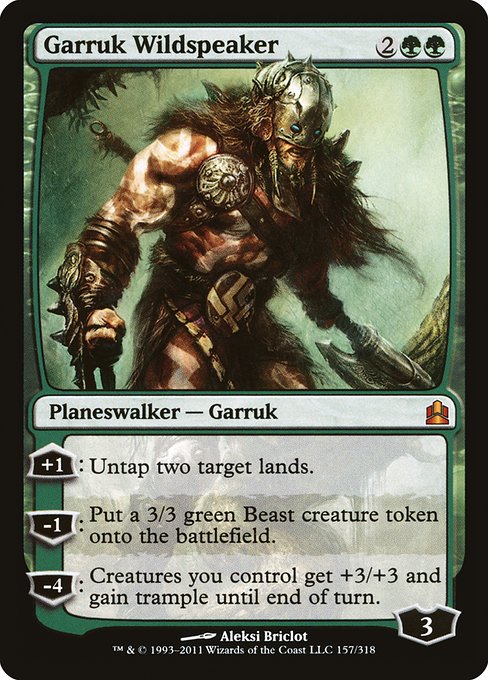 Garruk Wildspeaker - Commander 2011