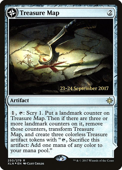 Treasure Map // Treasure Cove - Ixalan Promos - Promo Foil