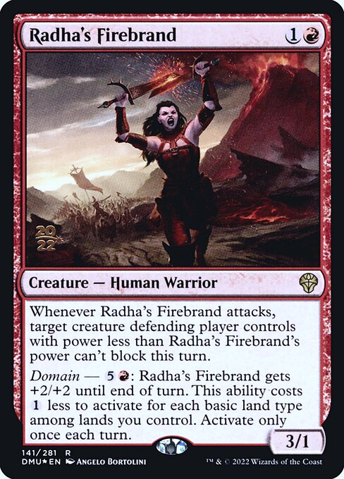 Radha's Firebrand - Dominaria United Promos