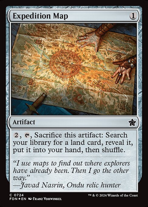 Expedition Map - Foundations - Promo Foil