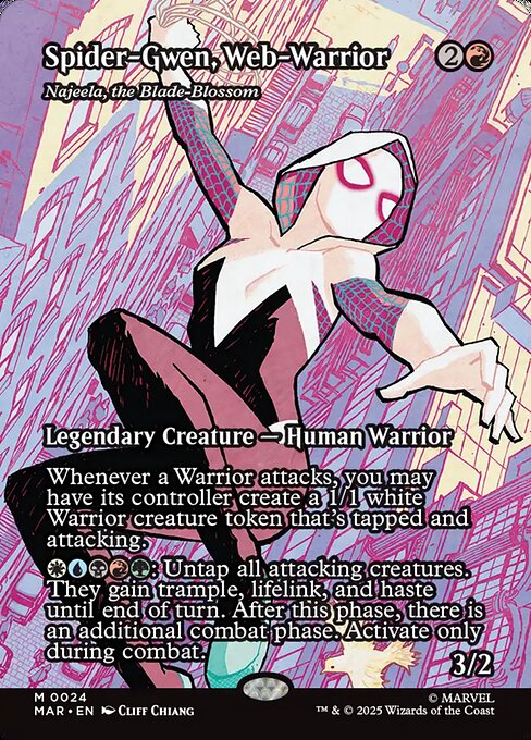 Spider-Gwen, Web-Warrior (Najeela, the Blade-Blossom) - Marvel Universe - Borderless