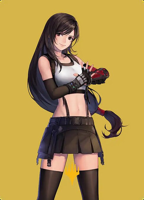 (格闘家、ティファ/Tifa, Martial Artist)英•拡張foil FOIL] 格闘家、ティファ/Tifa, Martial Artist No.206 (全面
