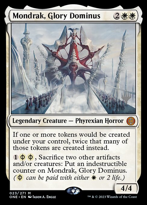Mondrak, Glory Dominus - Phyrexia: All Will Be One Promos