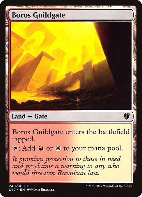 Boros Guildgate - Commander 2017