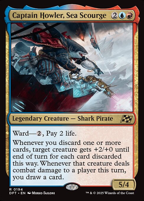 Captain Howler, Sea Scourge - Aetherdrift