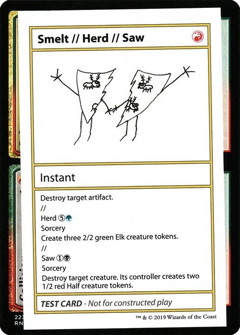 Smelt // Herd // Saw - Mystery Booster Playtest Cards 2021