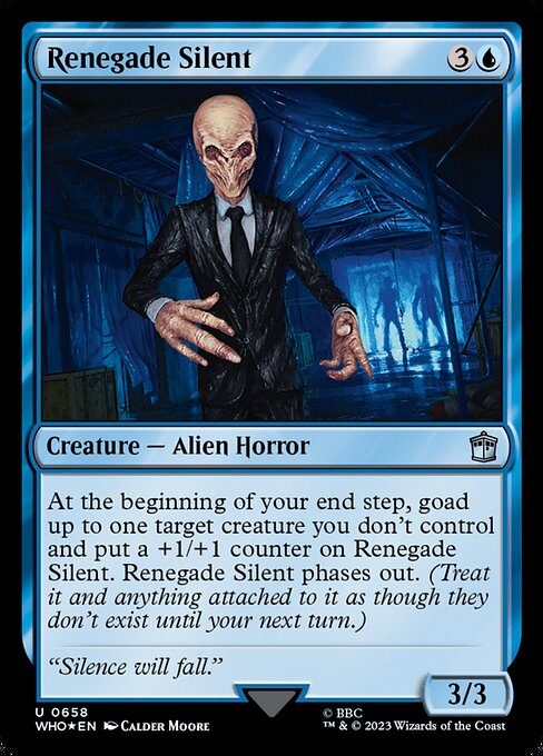 Renegade Silent - Doctor Who - Surge Foil