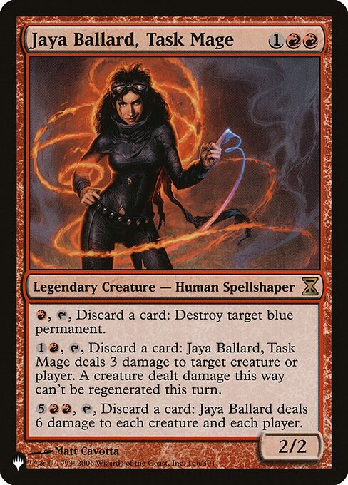 Jaya Ballard, Task Mage - The List