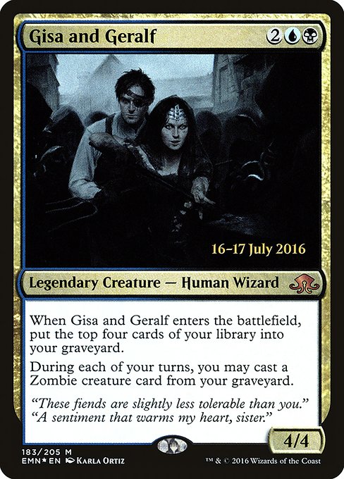 Gisa and Geralf - Eldritch Moon Promos - Promo Foil