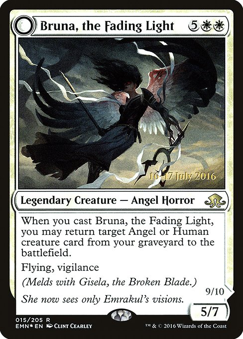 Bruna, the Fading Light // Brisela, Voice of Nightmares - Eldritch Moon Promos - Promo Foil