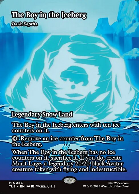 The Boy in the Iceberg (Dark Depths) - Avatar: The Last Airbender Eternal - Borderless