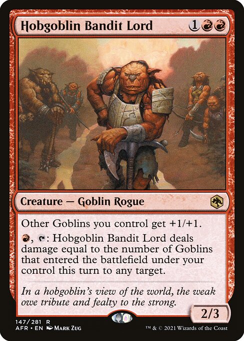 Hobgoblin Bandit Lord - Adventures in the Forgotten Realms