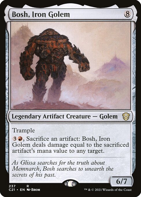 Bosh, Iron Golem - Commander 2021