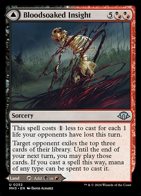 Bloodsoaked Insight // Sanguine Morass - Modern Horizons 3