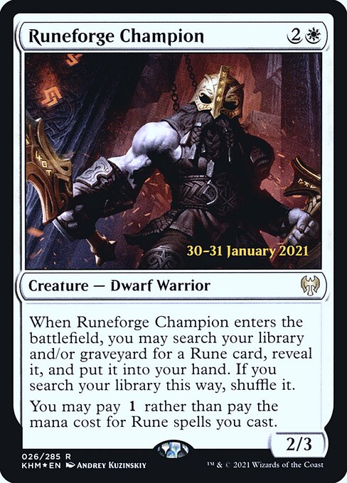 Runeforge Champion - Kaldheim Promos