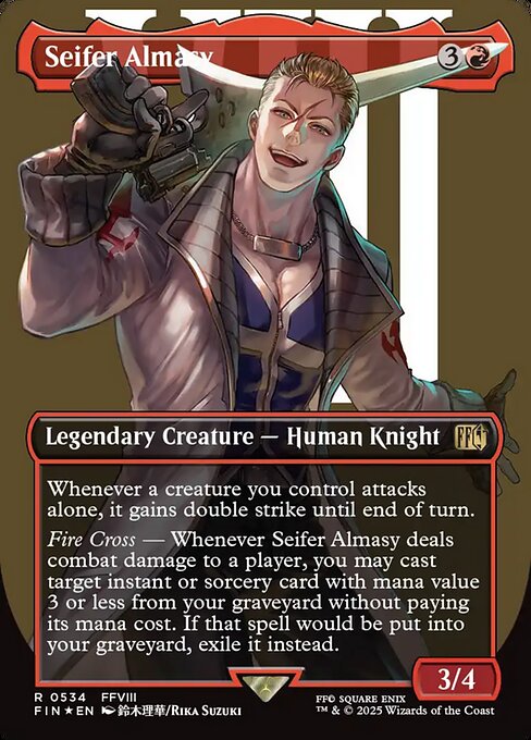 Seifer Almasy - Final Fantasy - Surge Foil, Borderless