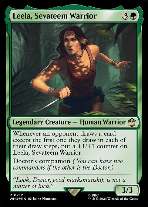 Leela, Sevateem Warrior - Doctor Who - Surge Foil
