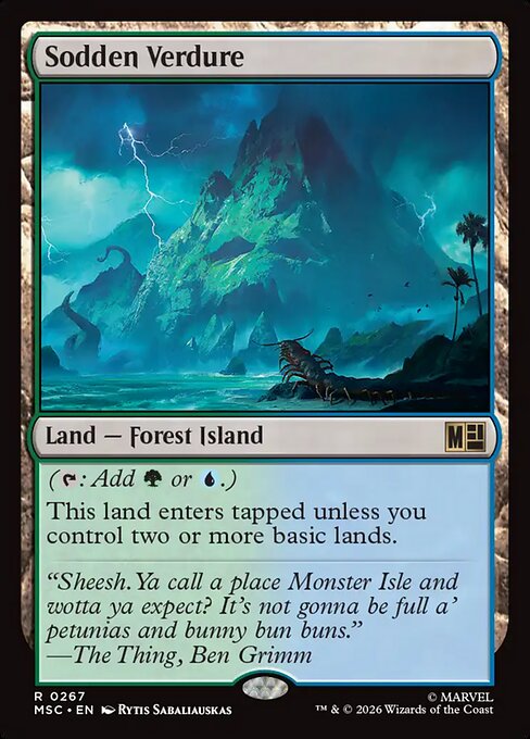 Sodden Verdure - Marvel Super Heroes Commander