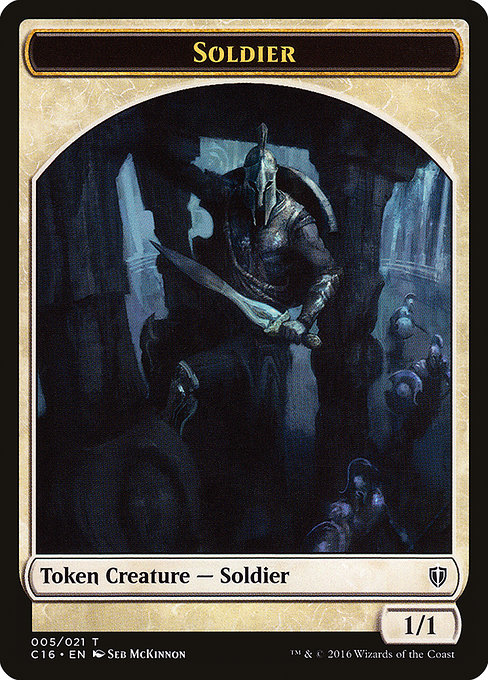 Soldier - Commander 2016 Tokens