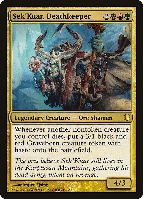 Sek'Kuar, Deathkeeper - Commander 2013