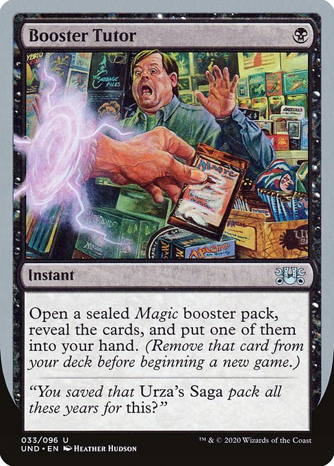 Booster Tutor - Unsanctioned