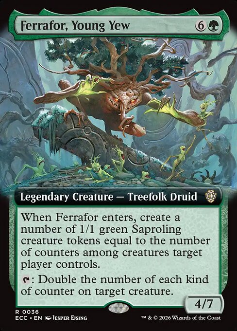 Ferrafor, Young Yew - Lorwyn Eclipsed Commander - Extended Art